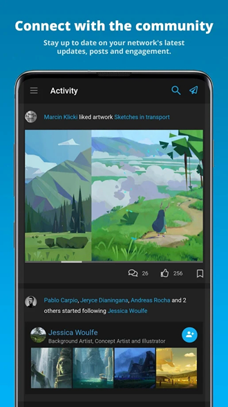 artstation插画网站app 截图2