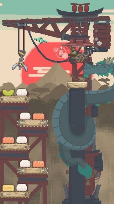抓寿司堆放 1