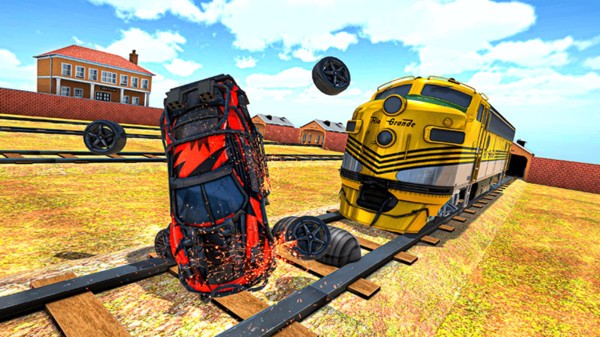 火车撞击模拟器游戏 截图1