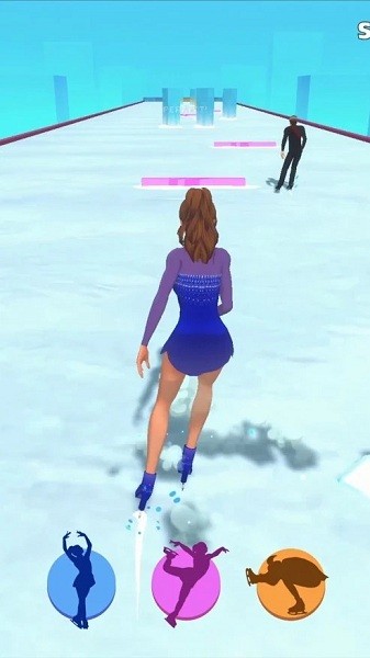 冰上滑冰游戏 截图1