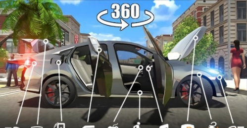 汽车城市驾驶模拟器游戏 截图2