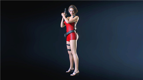 生化危机3：重制版吉尔红色超短包臀连体裙MOD v1.0
