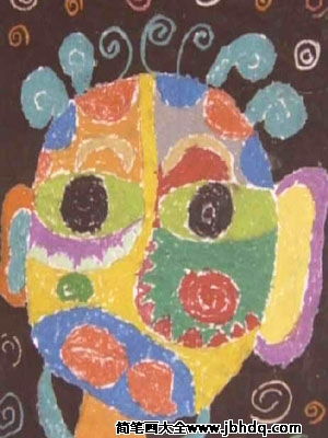 超简单脸谱画法，一学就会！ 1