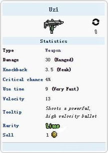 泰拉瑞亚:高效速刷乌兹冲锋枪秘籍大揭秘! 2