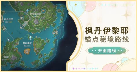 《原神》中如何开启枫丹伊黎耶锚点秘境路线? 1