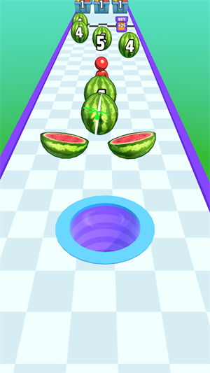 水果刀切割冲刺游戏 截图2