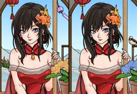 《疯狂梗传》美女找不同48关速通秘籍,轻松解锁! 2