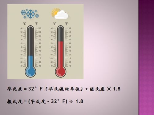 揭秘:摄氏与华氏温度转换的奥秘公式 2