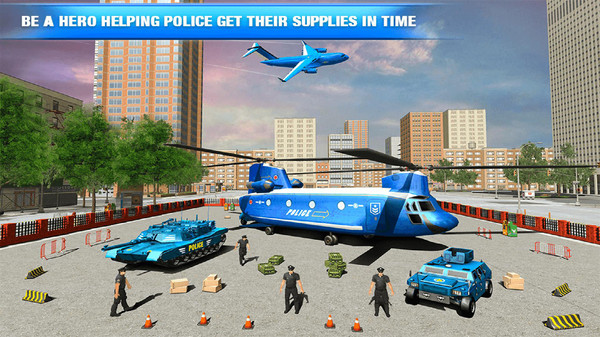 美国警察飞机运输机游戏 截图1