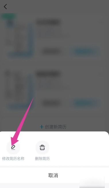 《知页简历》如何删除简历？ 1