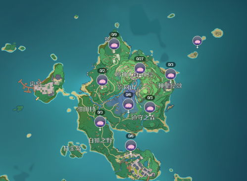 《原神》绯樱绣球在哪里?分布图一览 2