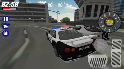 模拟警车巡逻 1