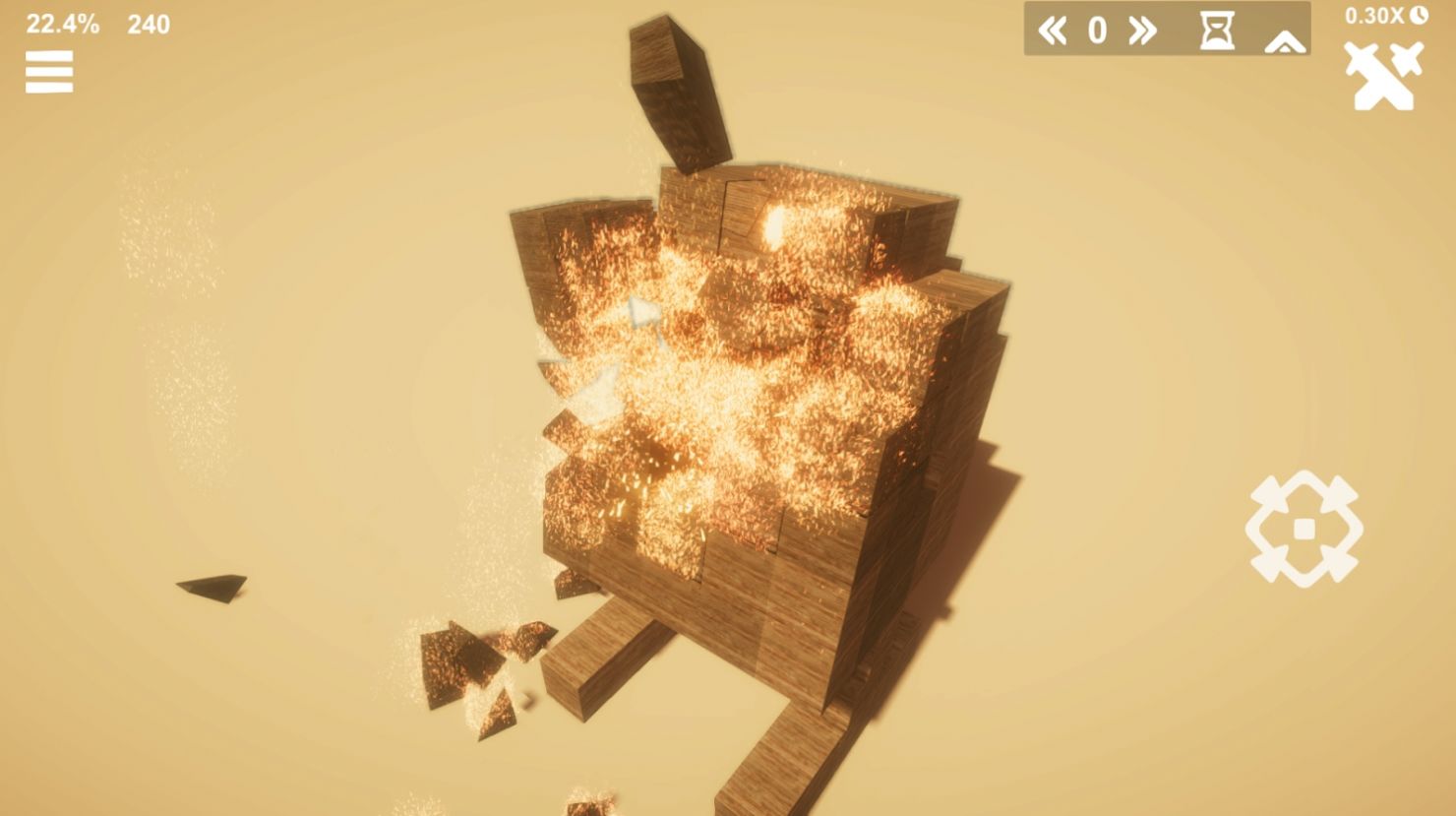 沙漠破坏沙盒模拟 1