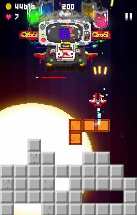 像素工艺飞行战游戏 1