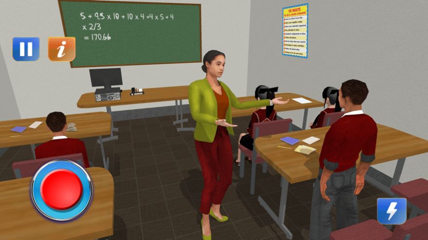 学校教师模拟器3D游戏ios版 截图2