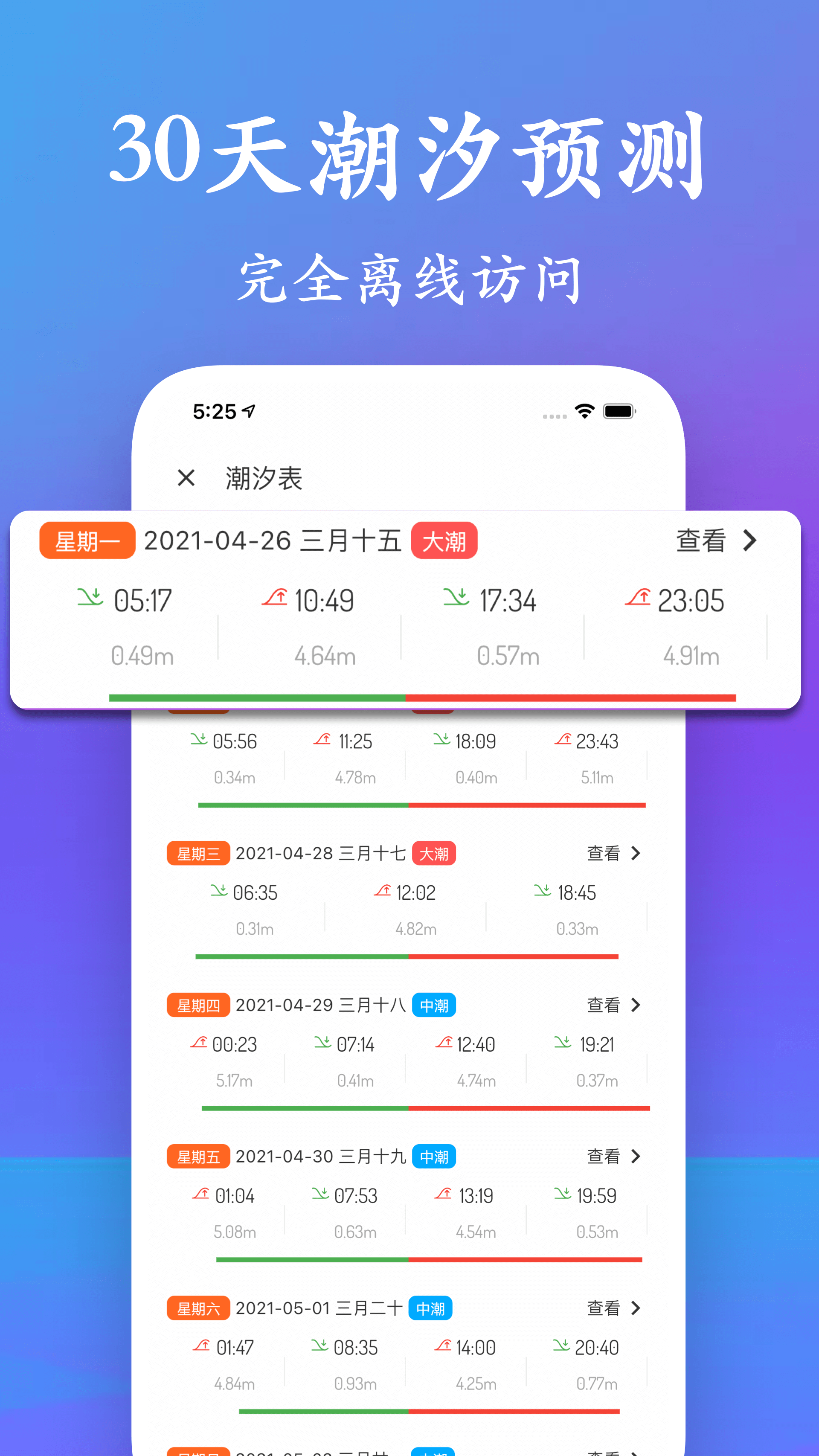 潮汐表2025 截图2