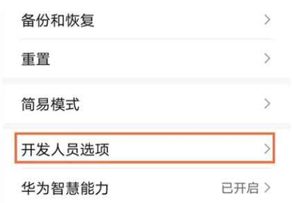 華為p40開發(fā)者選項(xiàng)怎么打開_開發(fā)者選項(xiàng)打開方法 4