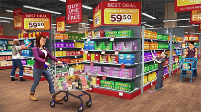 超市购物模拟 截图1
