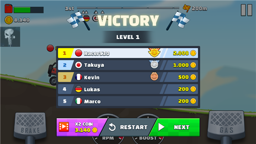 登山越野竞速内置菜单 1