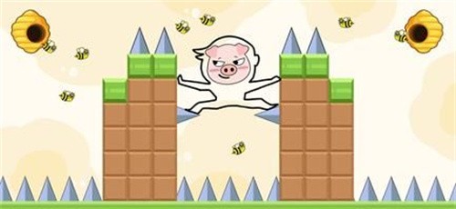 疯狂猪猪画线救援游戏 1