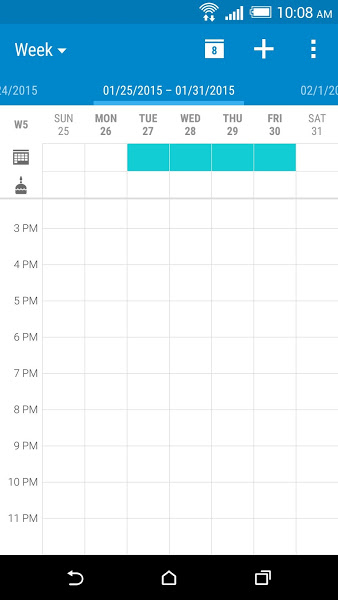 htc日历桌面插件 1