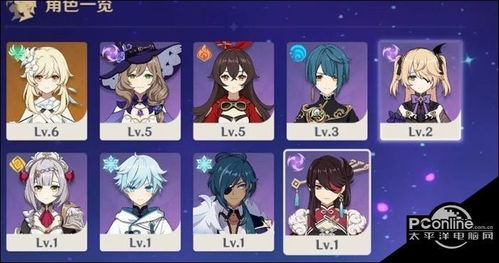 《原神》御三家角色全览 1