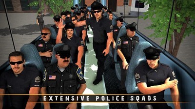 警车驾驶游戏3D 截图2