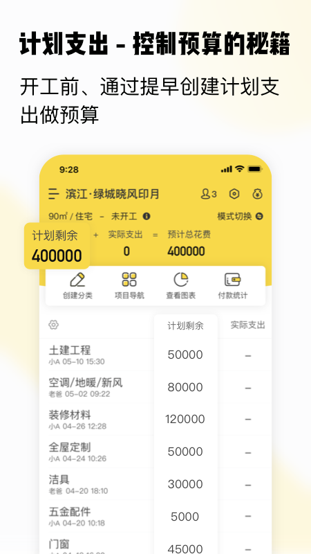 初创装修记账 1