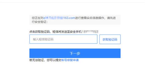 查询个人名下网易账户信息 1