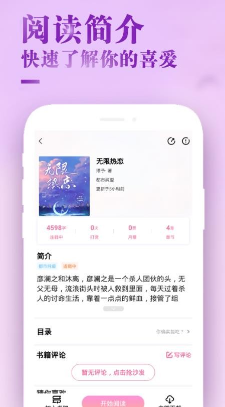 甜心小说免费版 截图2