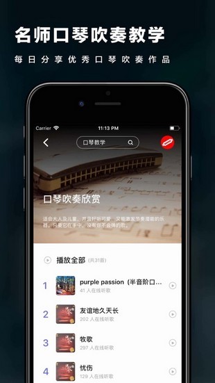 蓝调口琴网app 2