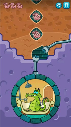 小鳄鱼爱洗澡游戏 截图1