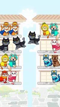 猫颜色分类拼图 截图4
