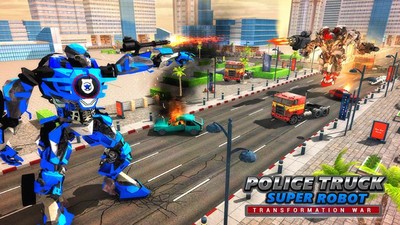 警察机器人卡车模拟 2