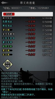 如何学习放置江湖中的基础武功 3