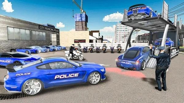 美国警车交通：游轮模拟器 1