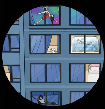 《文字来找茬》游戏中如何找出邻居秘密并通关对面大楼离谱行为关卡? 2