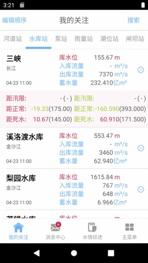 长江水情专业版app 1