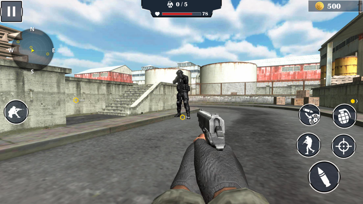 现代战争枪射击 截图2