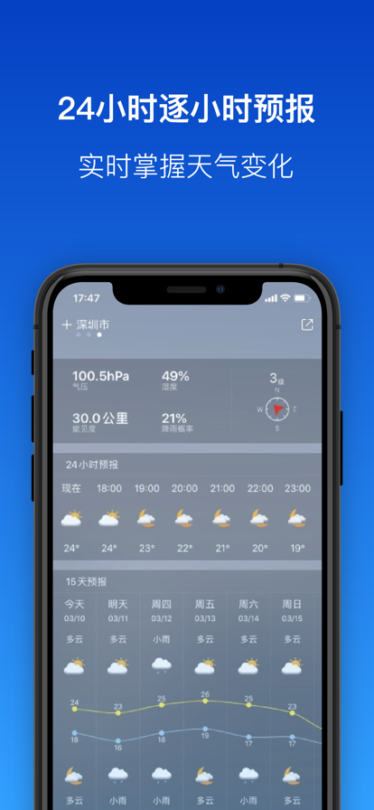 时光天气app 截图1