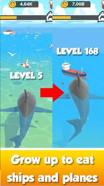空闲鲨鱼世界游戏 截图1