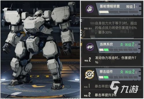 《<钢岚>机兵部件升级组件需求清单》 2