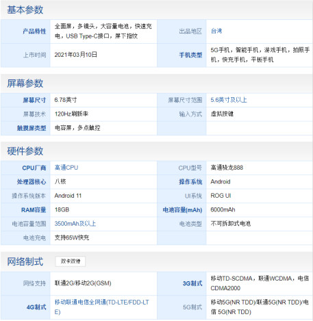 ROG游戲手機5怎么樣_ROG游戲手機5詳細(xì)參數(shù)信息介紹 3