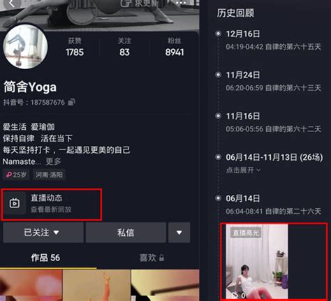 如何查看抖音直播他人的回放记录 5