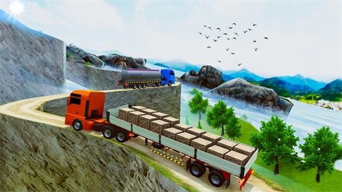 卡车司机越野货运3D 截图3