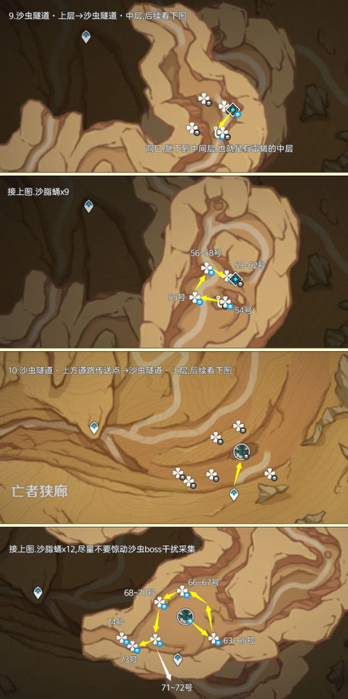 探索《原神》:揭秘沙脂蛹的高效采集地点 3