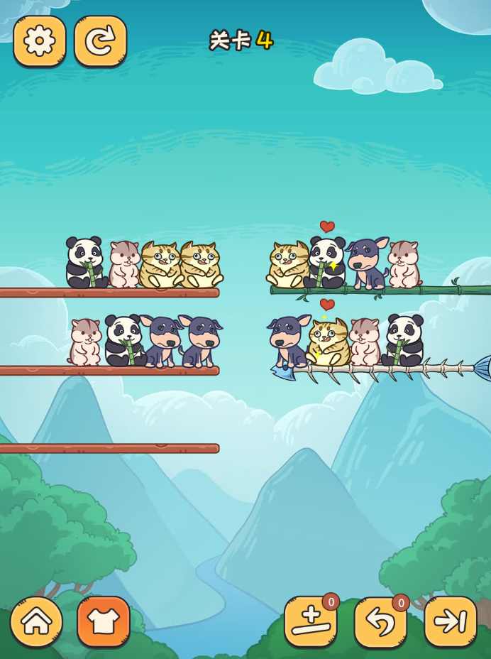 动物对对碰游戏 截图3