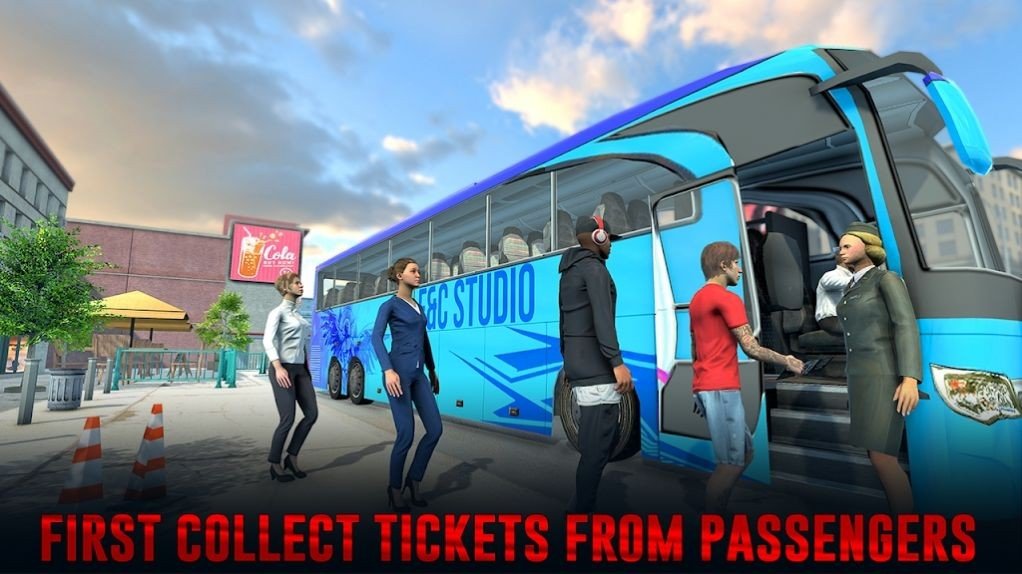 城市公交车乘客模拟器游戏 1