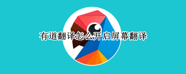 有道翻译在哪开启屏幕翻译 开启屏幕翻译方法介绍