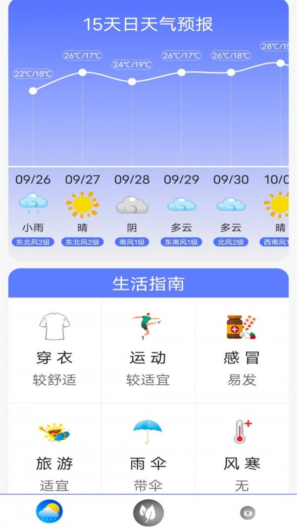 實(shí)時(shí)天氣王 截圖1